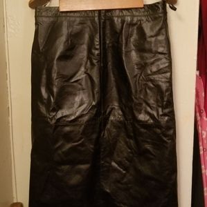 Leather Skirt